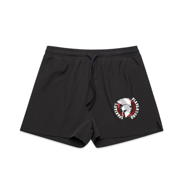 Ladies Spartans active shorts Thumbnail
